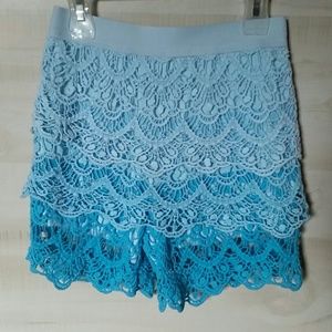 💥4/$15💥Xhilaration Blue skirt shorts for kids